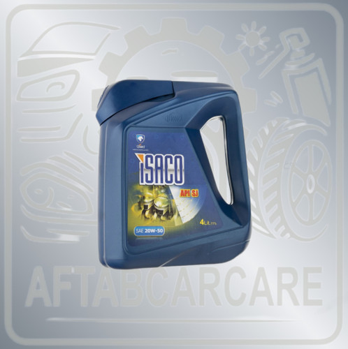 روغن موتور ایساکو 20W-50 (تکی)۴ لیتری