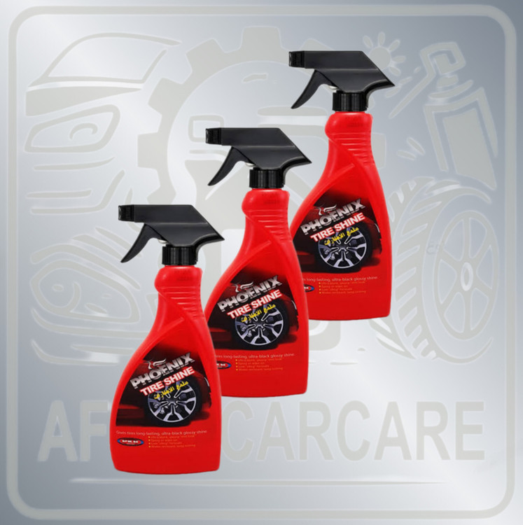 اسپری براق کننده و مشکی کننده تایر فونیکس مدل PH2 (عمده)